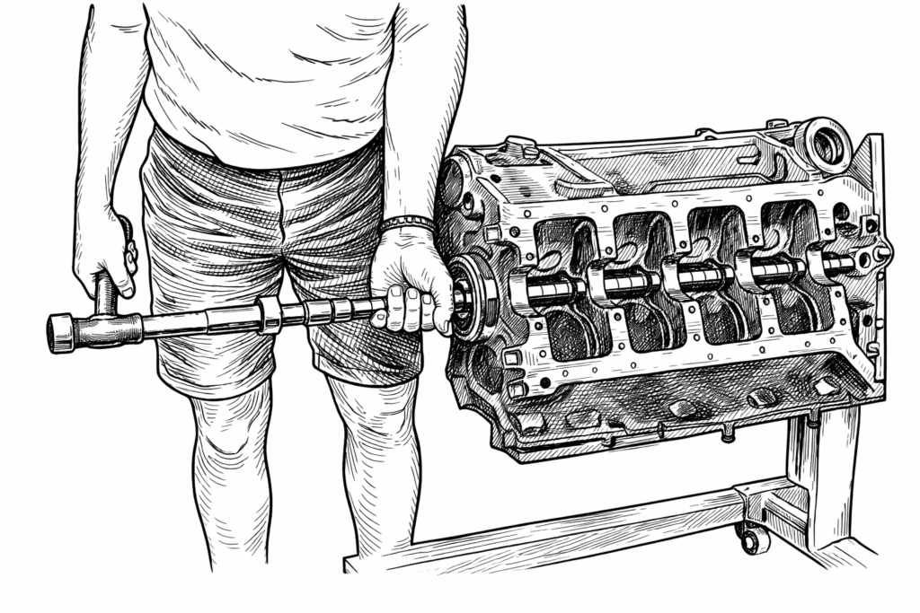 Lagersetzwerkzeug für Nockenwellenlager im Small Block Chevrolet