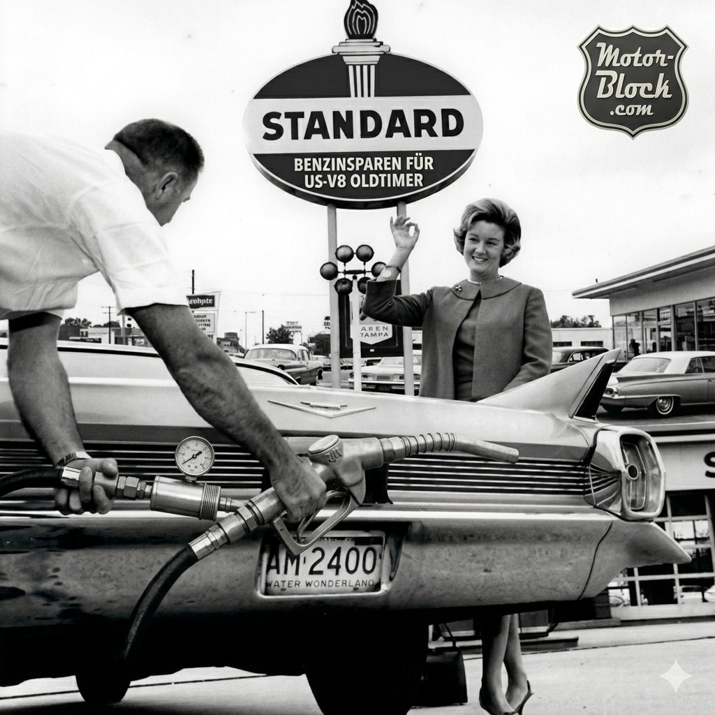 Benzin sparen mit dem V8